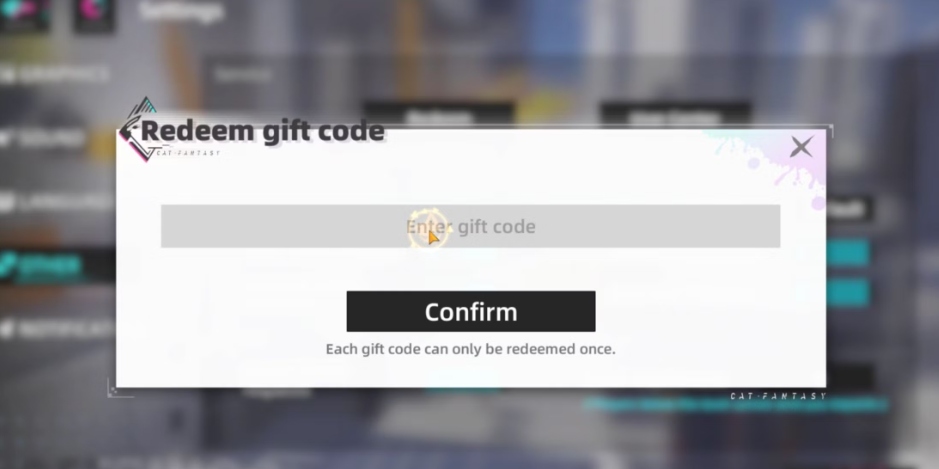 Cat Fantasy Codes